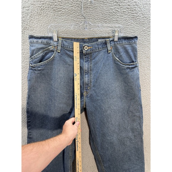 Vintage Levis Silvertab Jeans Mens 40 Blue Baggy Workwear Grunge Skater Y2K - Picture 5 of 11